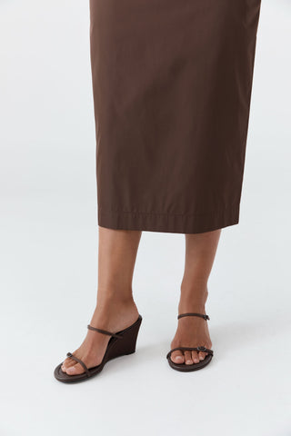 Petit Detail Wedge - Mocha