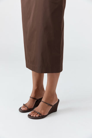 Petit Detail Wedge - Mocha
