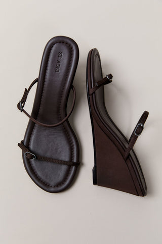 Petit Detail Wedge - Mocha