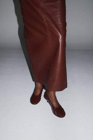 Classic Ballet Heel - Coffee