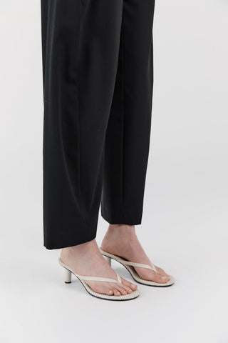 Ecru Thong Heel