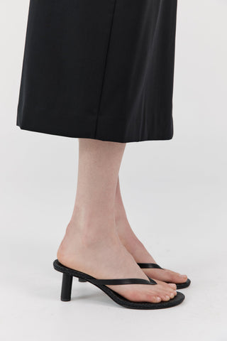Ecru Thong Heel