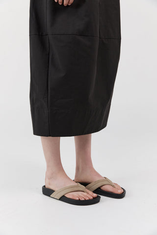 Suede Detail Slide