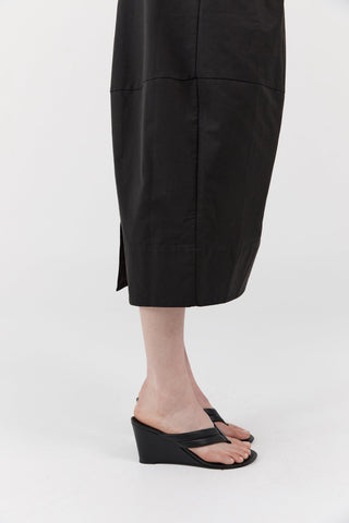 Stitch Detail Thong Wedge