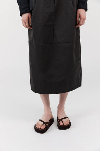 Suede Cross Strap Flatform