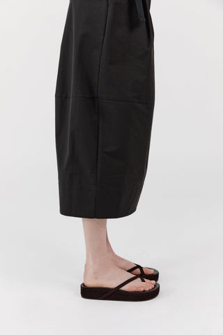Suede Cross Strap Flatform