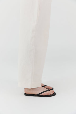 Woven Flip Flop - Black