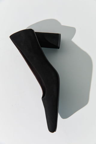 Suede Cylinder Pump