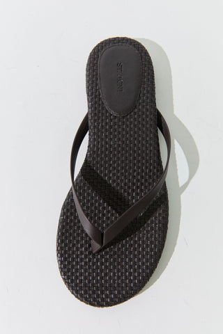 Woven Flip Flop - Coffee