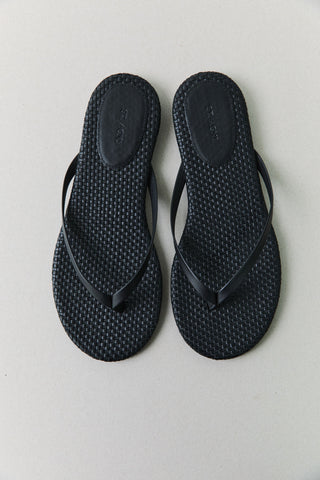 Woven Flip Flop - Black