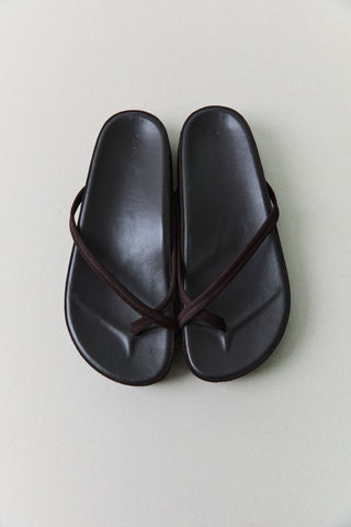 Suede Cross Strap Flatform