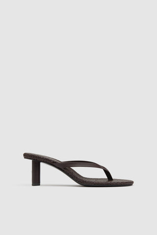 Ecru Thong Heel