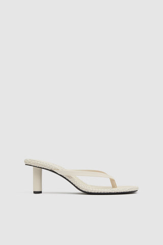 Ecru Thong Heel