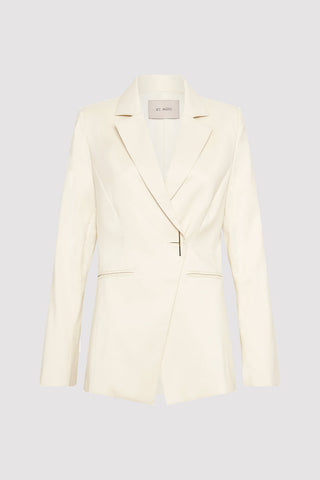 Asymmetrical Pearl Blazer