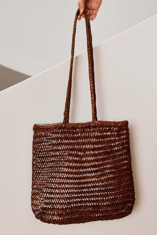 Bagu Woven Tan Tote