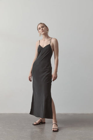 Bias Cut Silk Dress