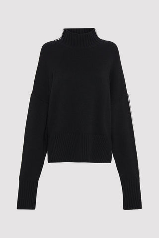 Contrast Mock Stitch Jumper