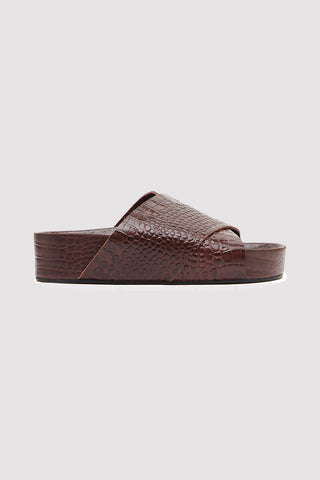 Cross Over Platform Sandal