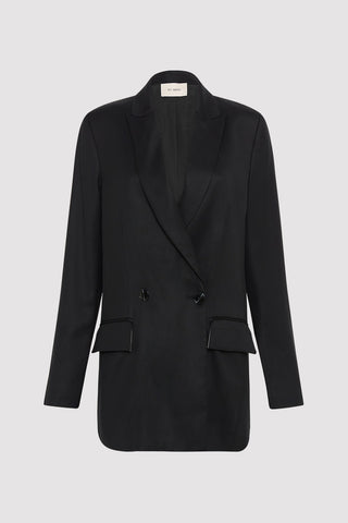 Double Breasted Black Blazer