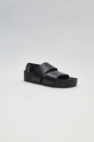 Double Strap Leather Sandal
