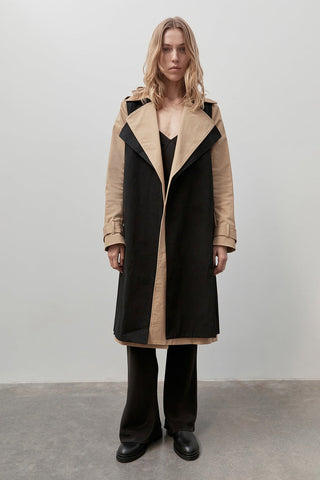 Layered Trench Coat