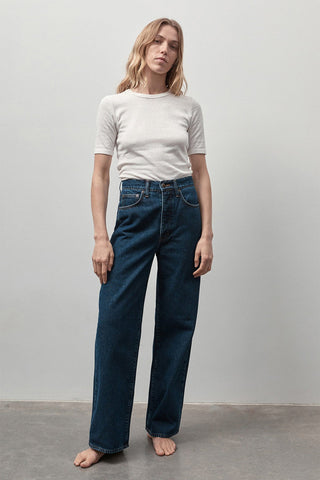 Mid Rise Wide Leg Jeans