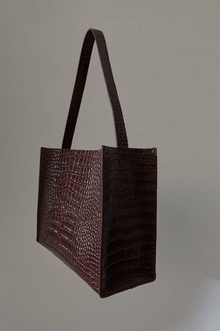 Mini Croc Embossed Tote
