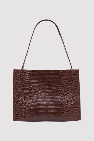 Mini Croc Embossed Tote