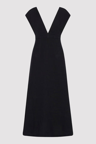 Origami Black Dress