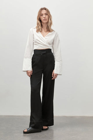 Wrap White Shirt