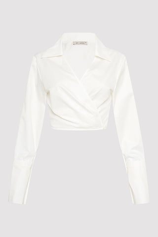 Wrap White Shirt